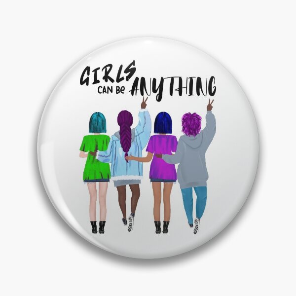 Item preview, GIRLS can be anything girlfriends design designed and sold by NataPrando.