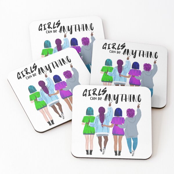 Item preview, GIRLS can be anything girlfriends design designed and sold by NataPrando.
