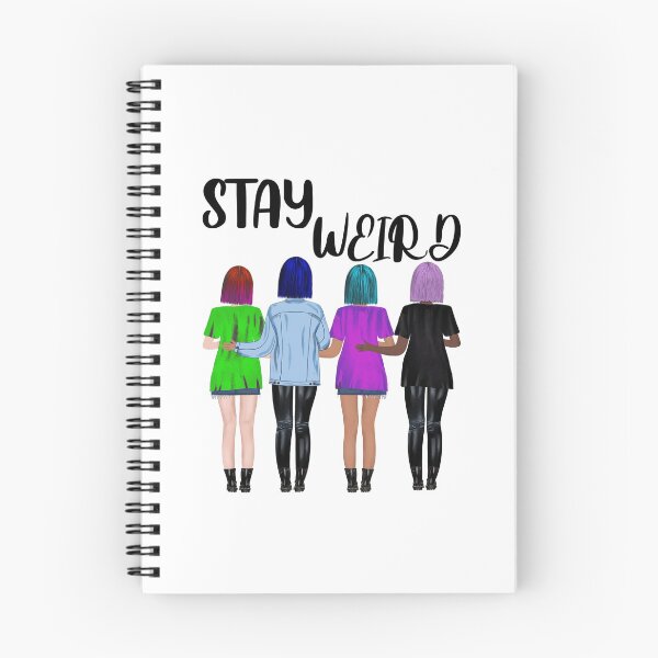 Item preview, STAY WEIRD girlfriends design designed and sold by NataPrando.