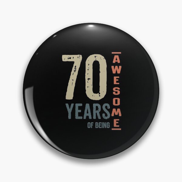 Item preview, 70 YEARS OF BEING AWESOME designed and sold by rodmendonca.