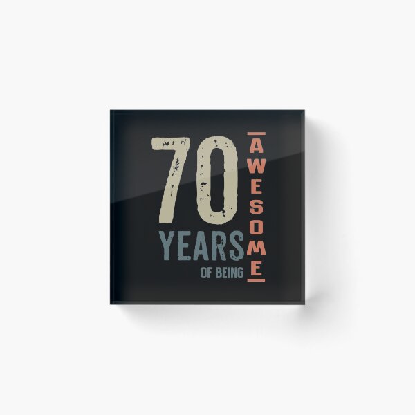 Item preview, 70 YEARS OF BEING AWESOME designed and sold by rodmendonca.