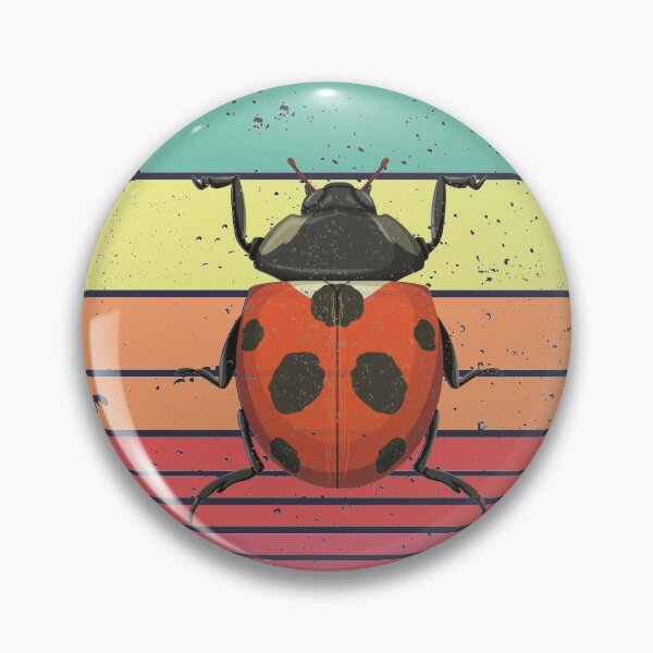 Item preview, Ladybug Vintage Sunset Retro designed and sold by faudeltn.