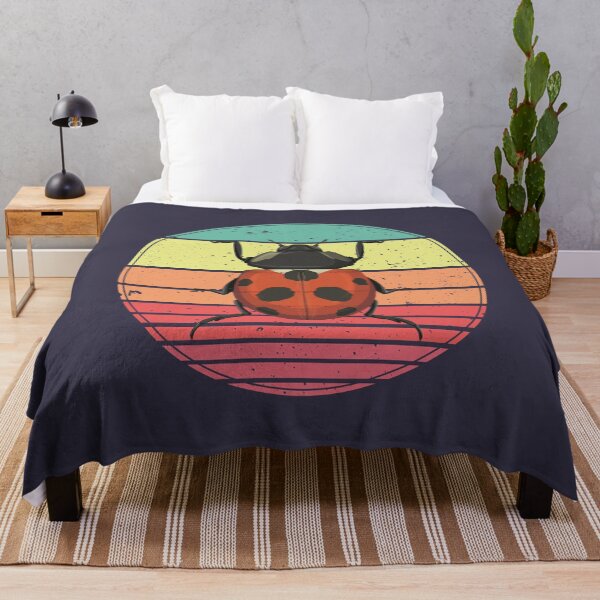 Item preview, Ladybug Vintage Sunset Retro designed and sold by faudeltn.