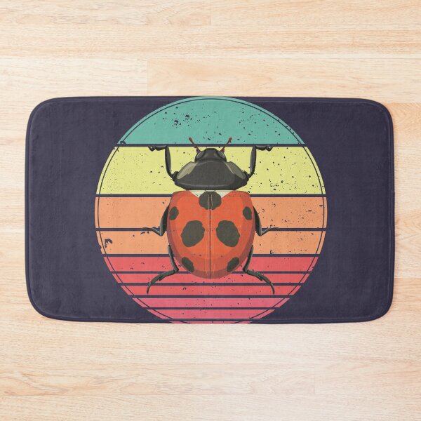 Item preview, Ladybug Vintage Sunset Retro designed and sold by faudeltn.