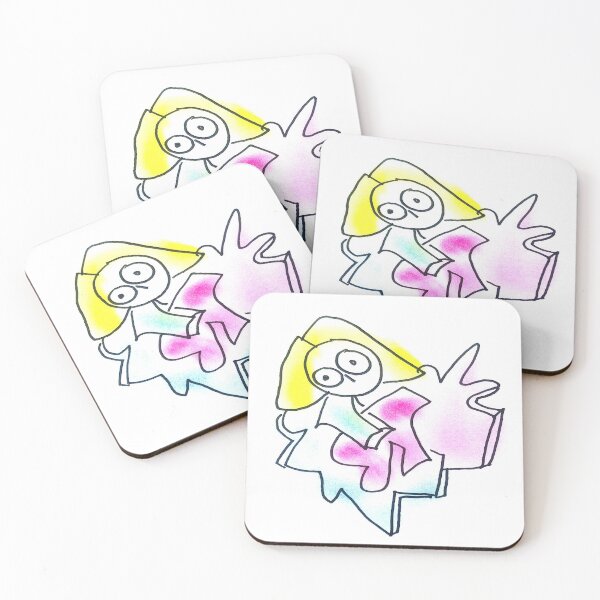 Item preview, Colourful Abstract Drawing of Mother in Hospital designed and sold by TramsmashGuy.
