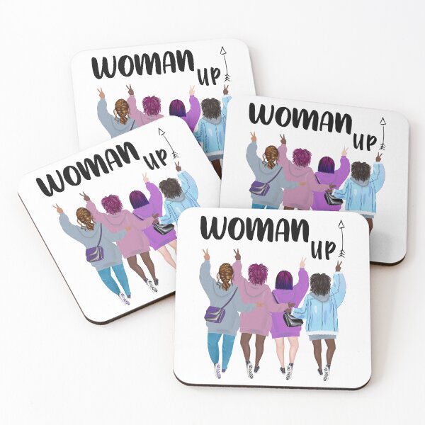 Item preview, WOMAN UP girlfriends design designed and sold by NataPrando.