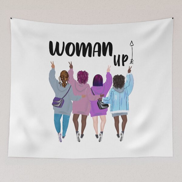 Item preview, WOMAN UP girlfriends design designed and sold by NataPrando.