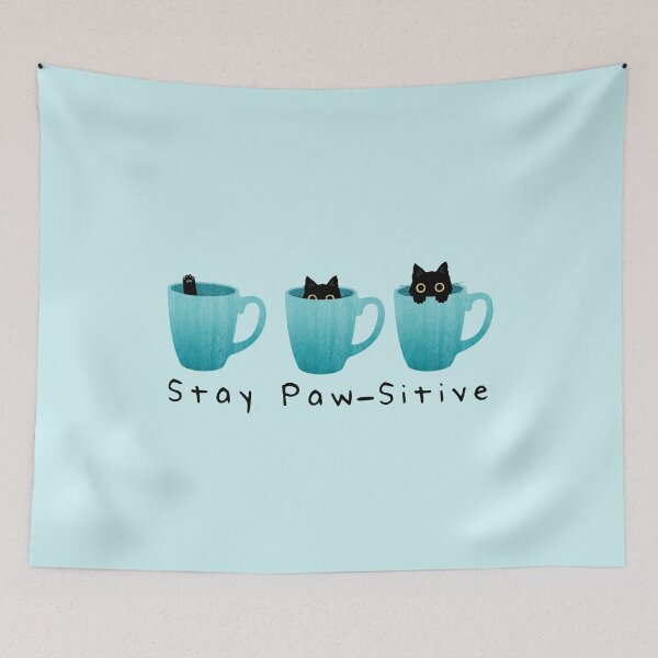 Item preview, Stay Paw-Sitive designed and sold by MA DESIGNS.