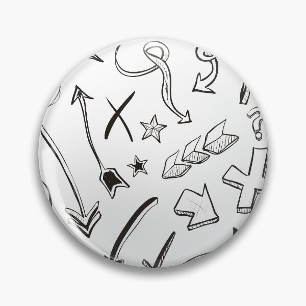 Item preview, Black and white doodle drawing designed and sold by annarosestudio.