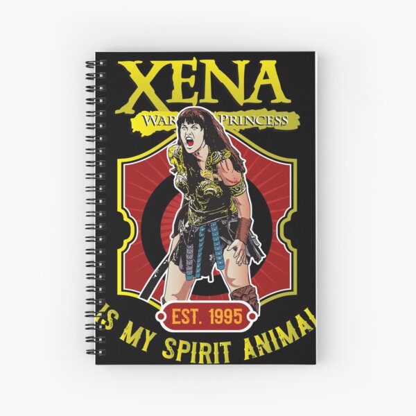 Xena Warrior Is My Spirit Animal Spiral Notebook