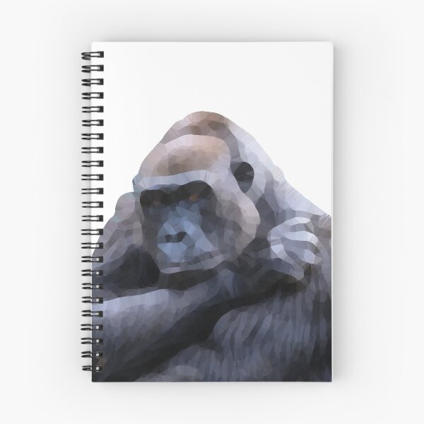 Item preview, Grumpy gorilla Poly design designed and sold by ElijahKingArt.