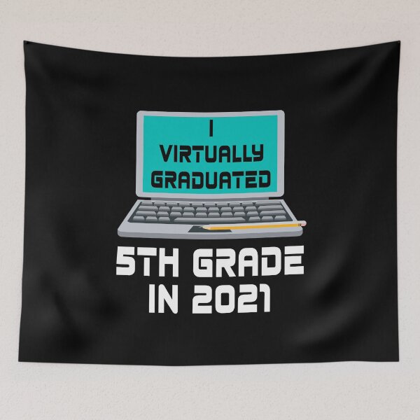 Item preview, I Virtually Graduated 5th GRADE IN 2021 designed and sold by MagicBoutique.