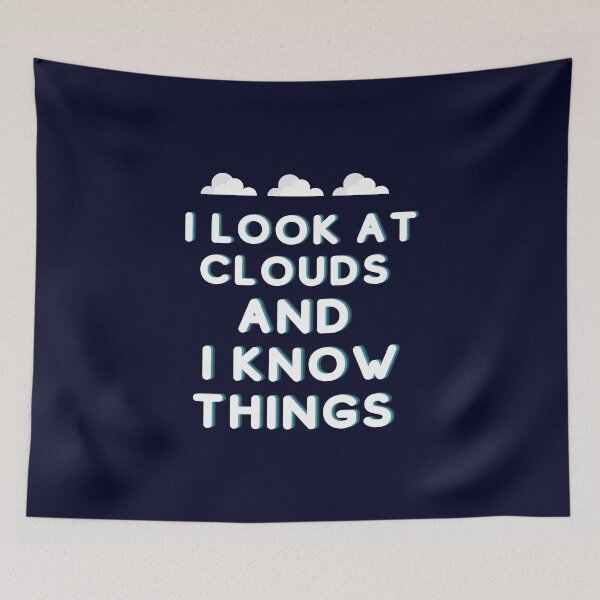 Aperçu de l'œuvre i look at clouds and i know things créée et vendue par ROAS1218-store.