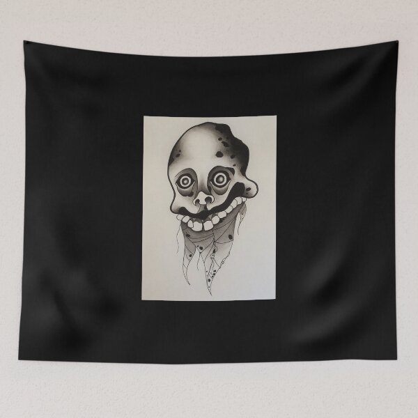 Item preview, Creepy Face Tattoo designed and sold by Fryderyk  Neymann.