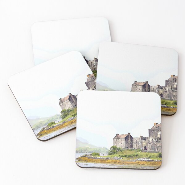 Artikelvorschau, Eilean Donan Castle, Schottland entworfen und verkauft von Trevor Harvey Art.