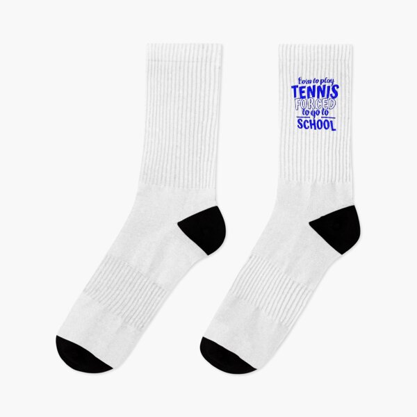 Item preview, Born to play tennis. Forced  to go to school   designed and sold by TheGreenGoat.