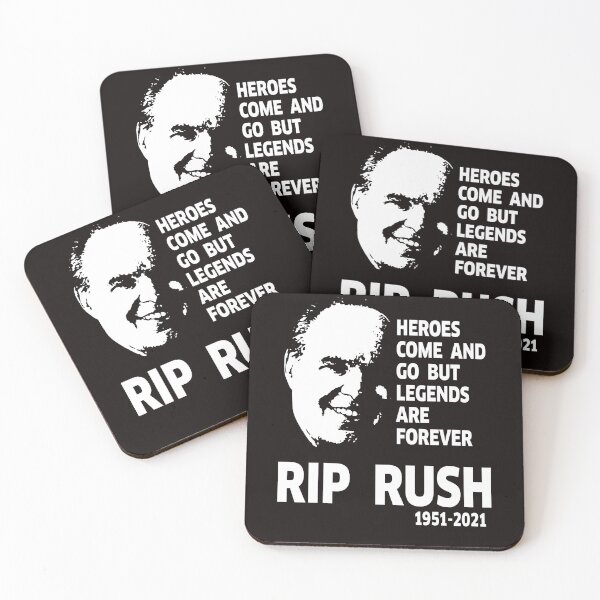 Item preview, Rush Limbaugh Heroes Come And Go But Legends Are Forever Rip Rush 1951-2021 designed and sold by BiancaMoss51.