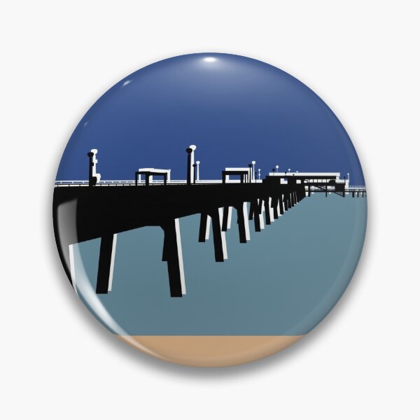 Item preview, Deal in Kent, Pier, Dark Blue Sky and Silhouette  designed and sold by OneThreeSix.