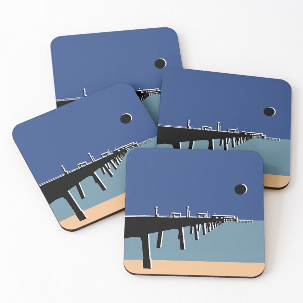 Item preview, Deal in Kent, Pier, Dark Blue Sky and Silhouette  designed and sold by OneThreeSix.