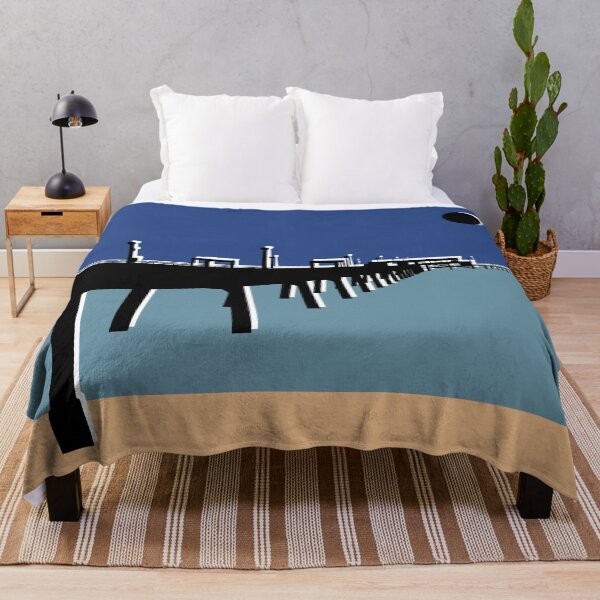 Item preview, Deal in Kent, Pier, Dark Blue Sky and Silhouette designed and sold by OneThreeSix.