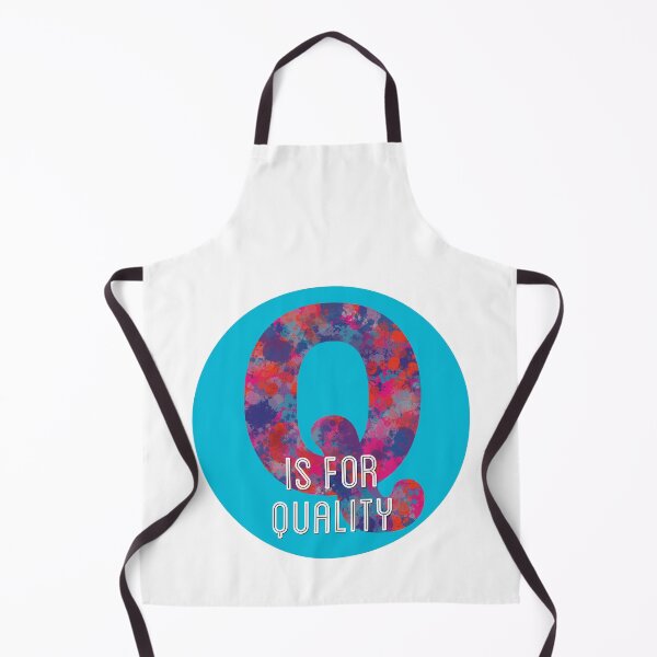 Item preview, Colorful Drops letter ‘Q is for Quality’ monogram designed and sold by AMSonArt.