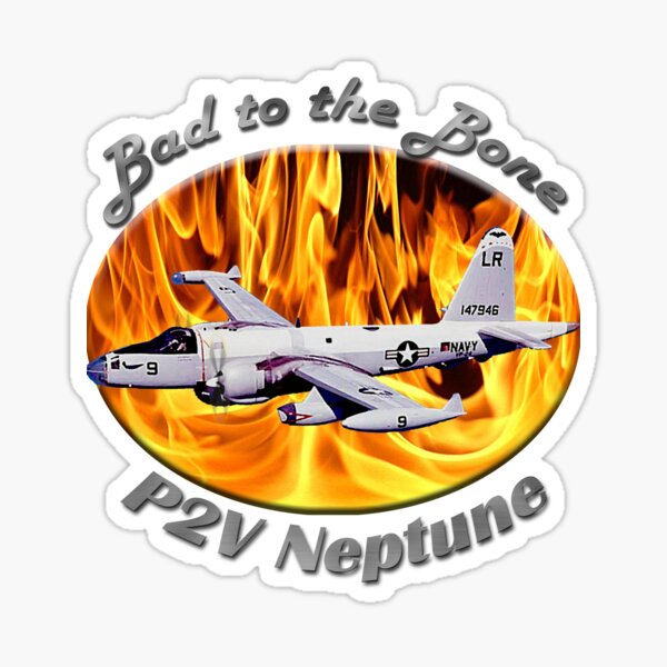 P2V Neptune Bad To The Bone Sticker