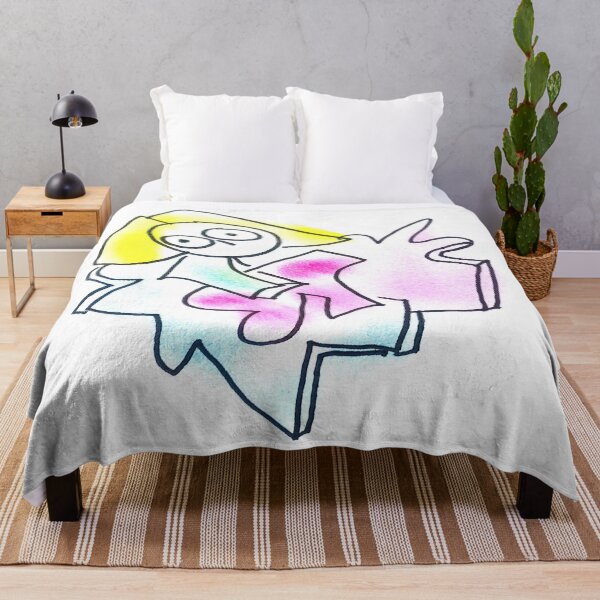 Item preview, Colourful Abstract Drawing of Mother in Hospital designed and sold by TramsmashGuy.