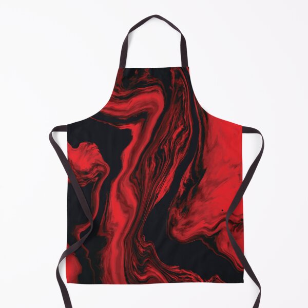 Item preview, Marble Swirls of Red and Black Abstract Pattern designed and sold by Alicia Chee.