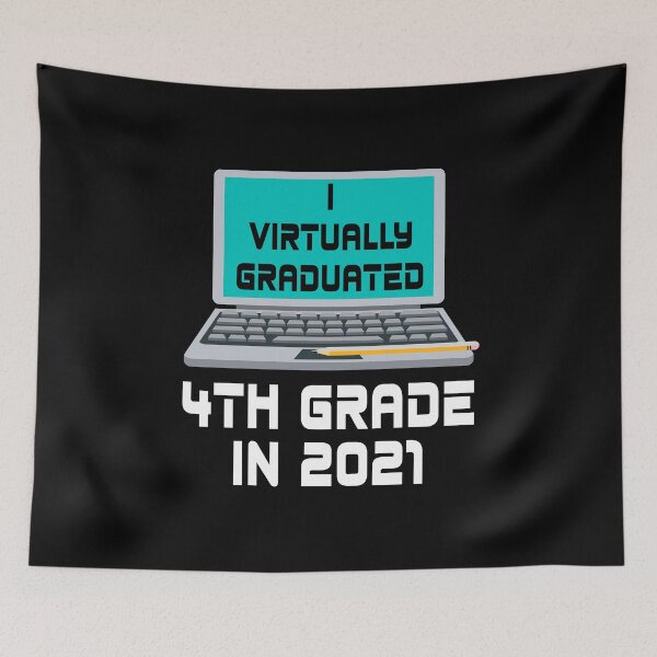 Item preview, I Virtually Graduated 4TH GRADE IN 2021 designed and sold by MagicBoutique.