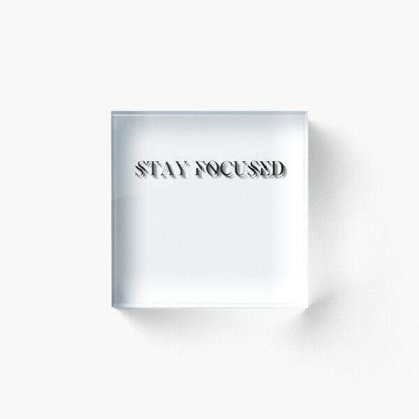 Item preview, stay focused designed and sold by SpiritGender.