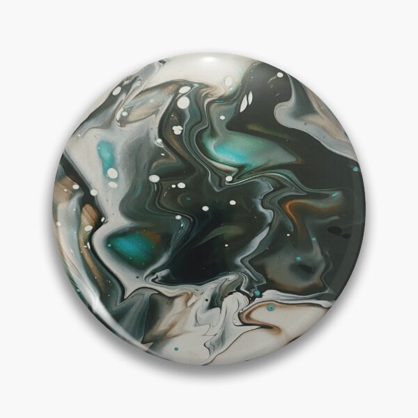 Item preview, Aqua Marine Black White Marble Art. designed and sold by BEyourself be.