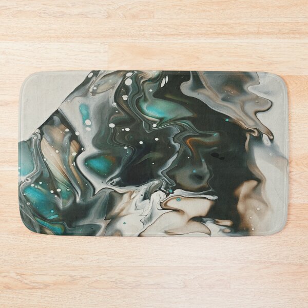 Item preview, Aqua Marine Black White Marble Art. designed and sold by BEyourself be.