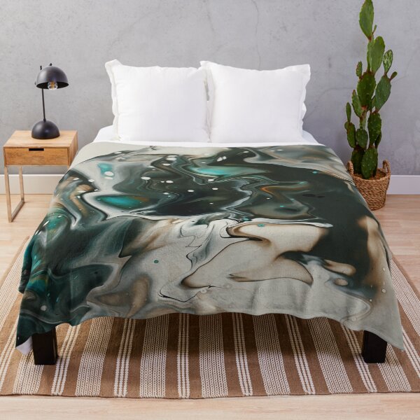 Item preview, Aqua Marine Black White Marble Art. designed and sold by BEyourself be.