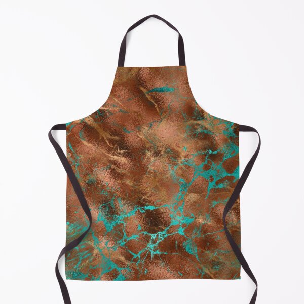 Item preview, COPPER PATINA TUQUOISE MARBEL designed and sold by wildwhimsical.