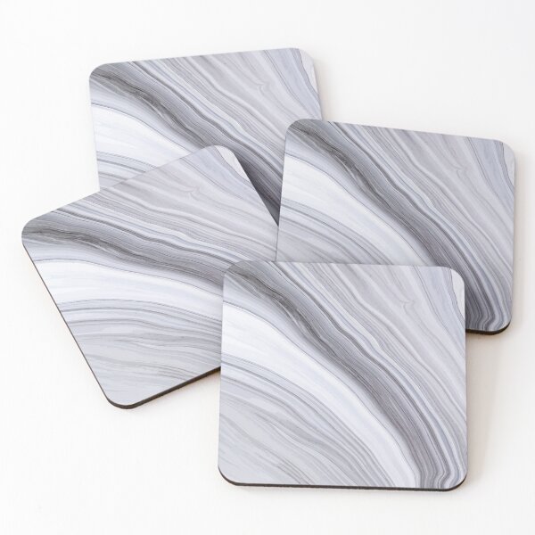 Item preview, Marble Swirls of Grey Abstract Pattern designed and sold by Alicia Chee.