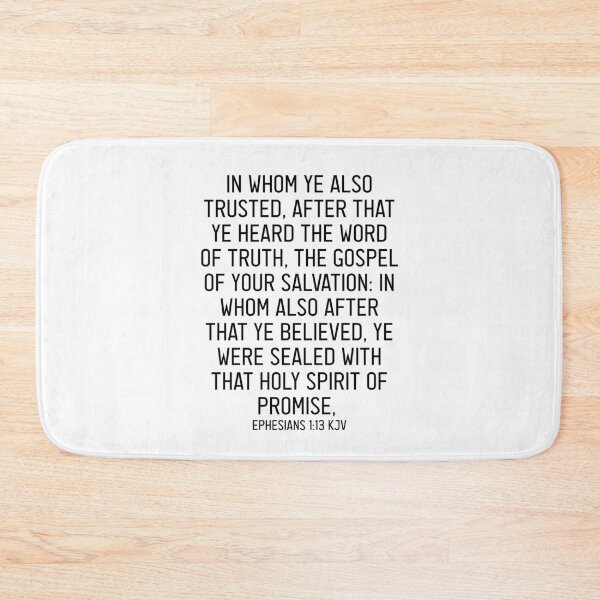 Item preview, Ephesians 1:13 KJV designed and sold by Logosdesignshop.