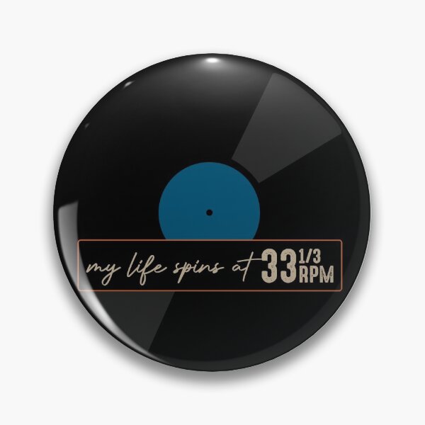 Item preview, MY LIFE SPINS AT 33 1/3 RPM # 2 designed and sold by DELAVdesign.