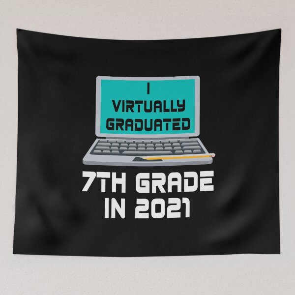 Item preview, I Virtually Graduated 7TH GRADE IN 2021 designed and sold by MagicBoutique.