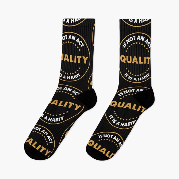 Item preview, quality is not an act it is a habit designed and sold by ambaart.