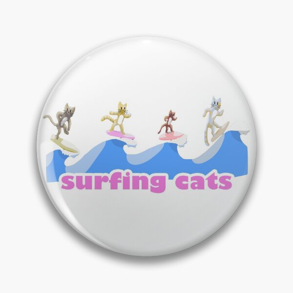 Item preview, 4 cats surfing designed and sold by Xdelacra.