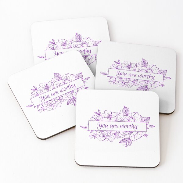 Item preview, You are worthy | Roses & Vines designed and sold by KeleCo.