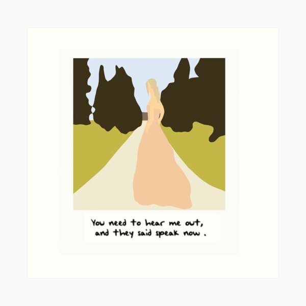 Speak Now Art Prints Redbubble