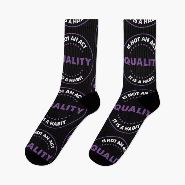 Item preview, quality is not an act it is a habit designed and sold by ambaart.