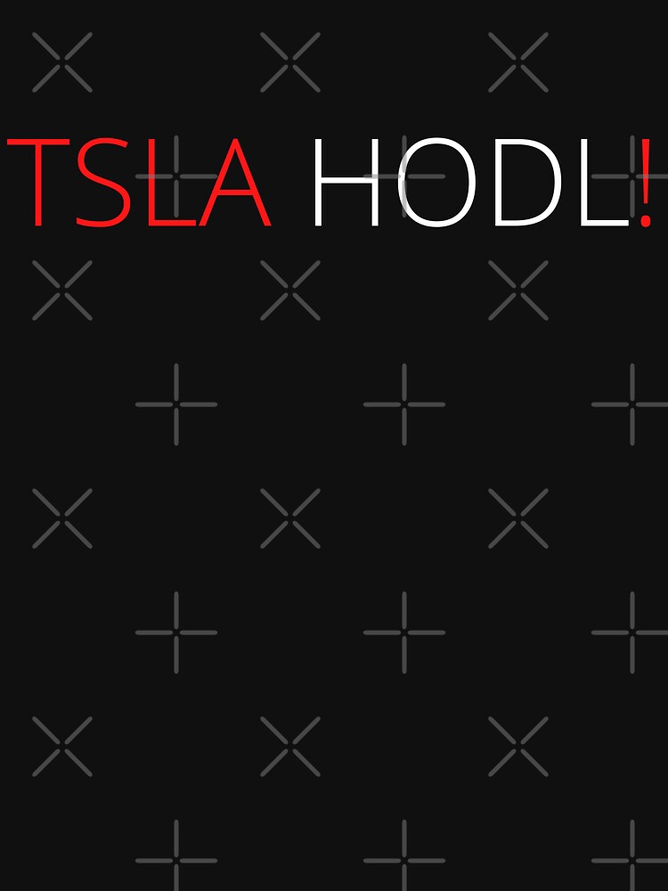 Discover TSLA HODL Even If Stock Shares Are Red Essential T-Shirt