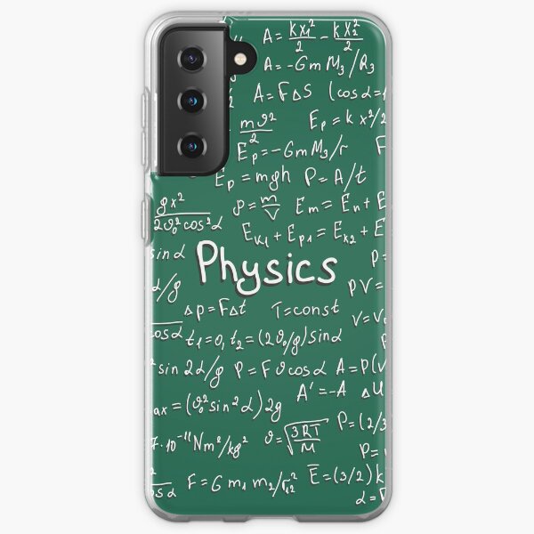 Physics white formulas Samsung Galaxy Soft Case