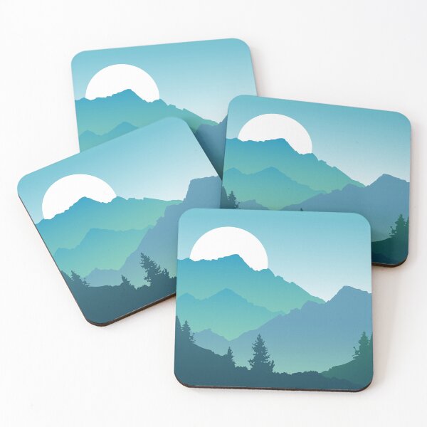 Item preview, Landscape dawn in the mountains designed and sold by Ranedel.