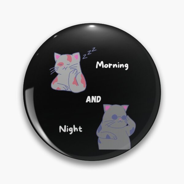 Item preview, MORNING AND NIGHT CAT. designed and sold by Annabellshop.