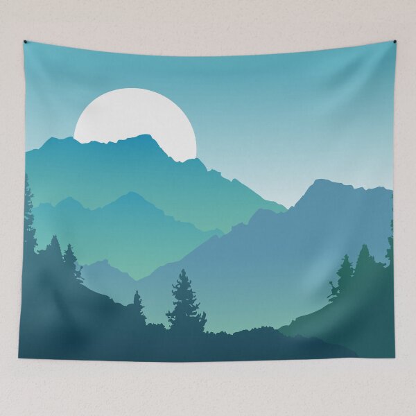 Item preview, Landscape dawn in the mountains designed and sold by Ranedel.