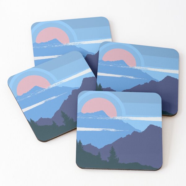 Item preview, Landscape dawn in the mountains designed and sold by Ranedel.