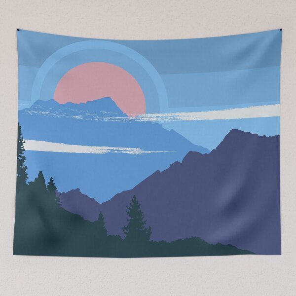 Item preview, Landscape dawn in the mountains designed and sold by Ranedel.